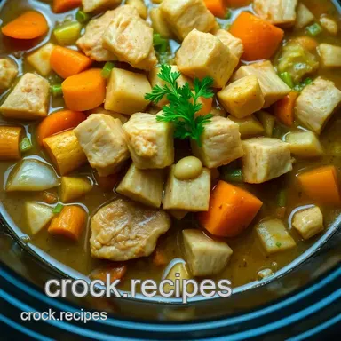 Easy Chicken Crockpot Recipes: Hearty Harvest Stew, No Fuss! Recipe Card