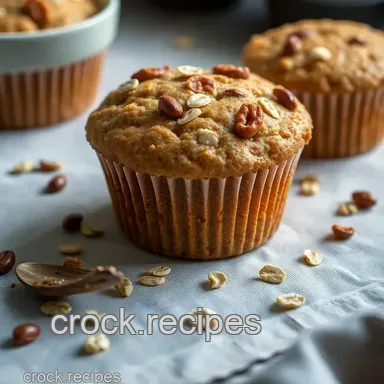 Hearty & Healthy Oatmeal Muffins Recipe – Perfect Homemade Treats Recipe Card