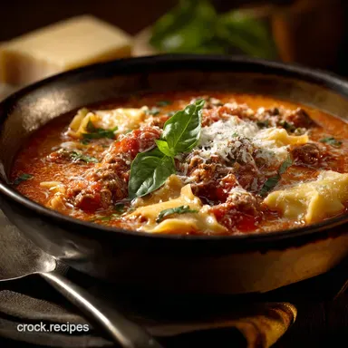 Lasagna Soup: Rich Hearty Comfort in One Hour Recipe Card