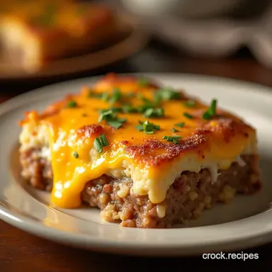 The Ultimate Sausage Breakfast Casserole Recipe Easy Hearty Recipe Card