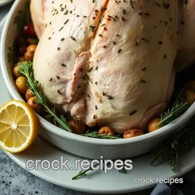 Herb-Roasted White Turkey with Garlic & Lemon Butter: A Family Favorite Recipe Card