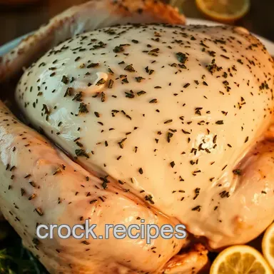 Herb-Roasted White Turkey with Garlic & Lemon Butter: A Family Favorite