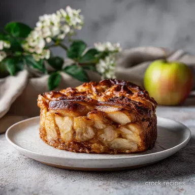 Apple Pie Cake for 12 Servings with Fresh Granny Smith Apples Recipe Card