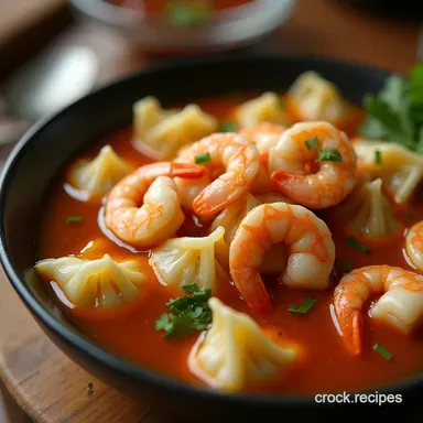 The Chefs Secret Comforting Homemade Wonton Soup Recipe Card