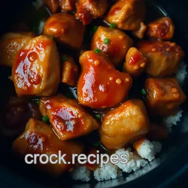 Honey Garlic Chicken: Easiest Best Chicken Crockpot Meals Recipe Card