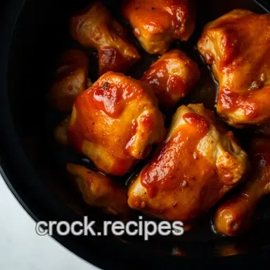 Honey Garlic Chicken Thighs in Crock Pot: Easiest Ever! Recipe Card