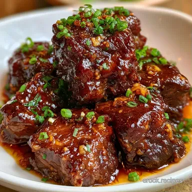 Honey Garlic Steak Bites for 6 Servings Recipe Card