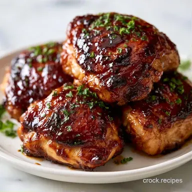 Honey Soy Chicken for 6 Servings Recipe Card