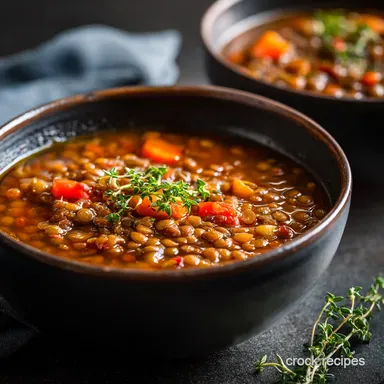 Quick Instant Pot Lentil Soup: Ready in Under an Hour! Recipe Card