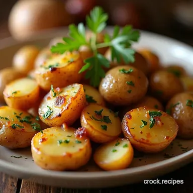 Easy Set It and Forget It Instant Pot Ranch Potatoes Recipe Card