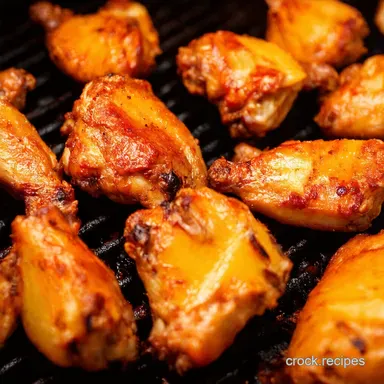 Island Fire Caribbean Pineapple Baked Chicken Wings Get Ready to Grill Recipe Card
