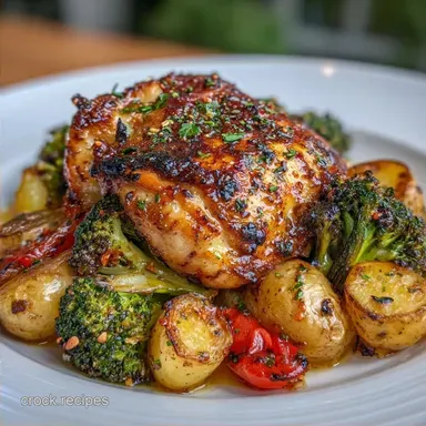 Italian Chicken Sheet Pan Dinner for 4