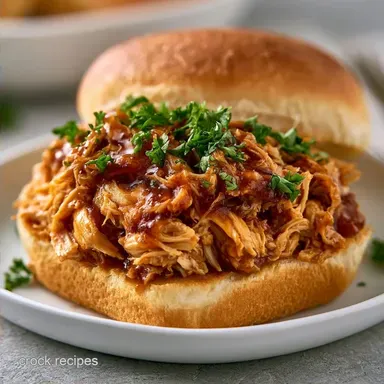 Italian Crockpot Chicken Sandwiches for 4