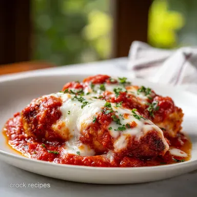 Italian Mozzarella Chicken: Slow-Cooked Recipe Card