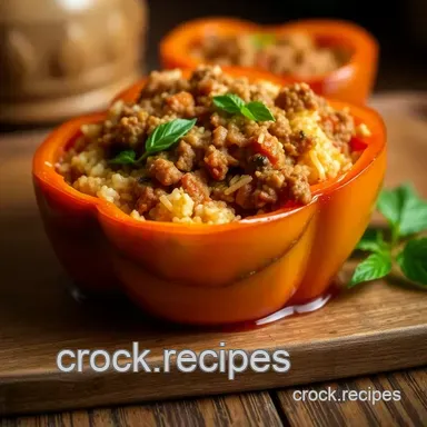 My Family's Italian Stuffed Capsicum: A Comforting Delight Recipe Card