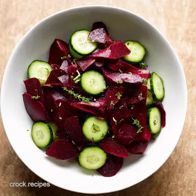 Crisp Cucumber Beetroot Salad My Zesty Summer Side Recipe Card