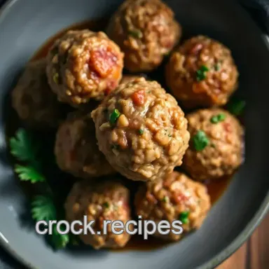 Juicy Herb Chicken Meatballs: My Crowd-Pleasing Recipe Recipe Card