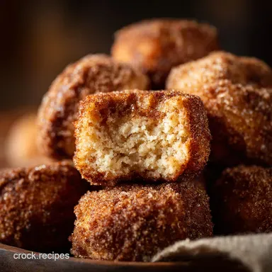 Keto Apple Cider Donut Bites: Low Carb Spiced Autumn Treat Recipe Card