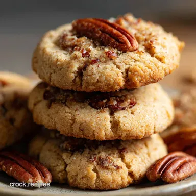 Keto Butter Pecan Cookies: The Ultimate Chewy Browned Butter Recipe Recipe Card