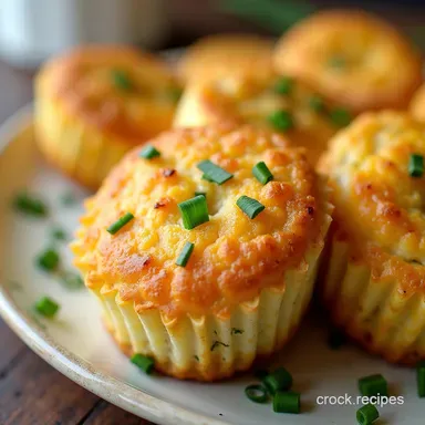 Cottage Cheese Keto Clouds Savory Cheddar Chive Muffins