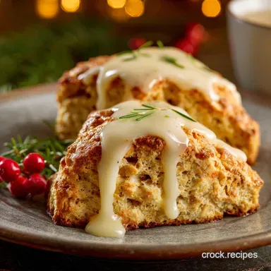Keto Eggnog Scones: The Best Low Carb Christmas Breakfast Treat Recipe Card