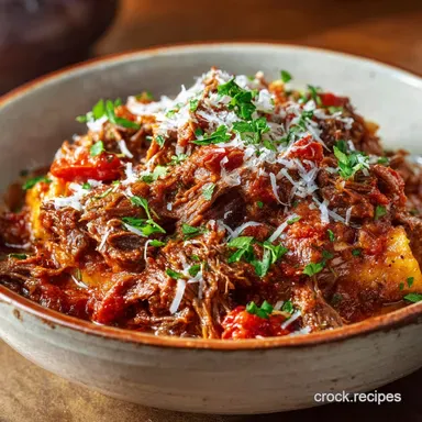 Keto Instant Pot Recipes: Tuscan Beef Ragu (Low Carb Dinner) Recipe Card