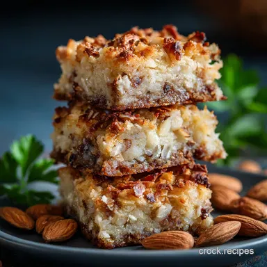 Keto Macadamia Coconut Bars: Ultra-Chewy, Low-Carb Dream Bar Recipe Recipe Card