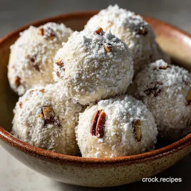 Keto Snowball Cookies: Classic Low-Carb Pecan Snowballs Recipe Recipe Card