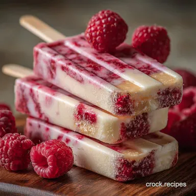 Keto Raspberry Popsicles: Ultra-Creamy Ripple Recipe (Low Carb) Recipe Card