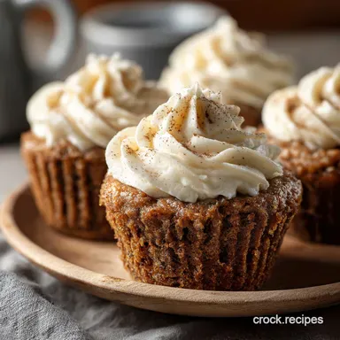 Keto Spice Cake Cupcakes: Moist, Low-Carb Recipe with Cream Cheese Frosting Recipe Card