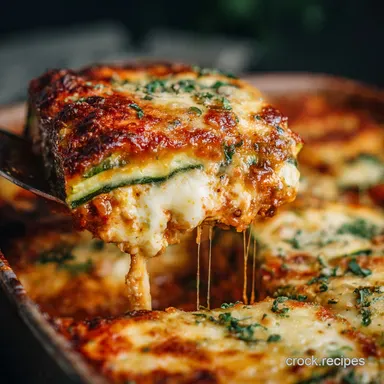 Keto Zucchini Lasagna: The Ultimate Low Carb Comfort Classic Recipe Card