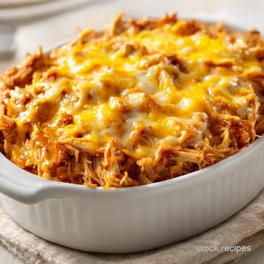 King Ranch Chicken: Creamy Slow-Cooked Casserole for 6 Servings Recipe Card