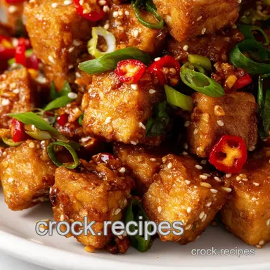 Kung Pao Tofu Recipes: Crispy Weeknight Wonder! Recipe Card