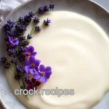 Elegant Wedding Dessert Ideas: Lavender Honey Vanilla Panna Cotta Recipe Recipe Card