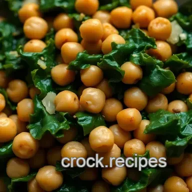 Leaf &amp Bean Delight: A Simple Kale and Chickpea Stir-Fry Recipe