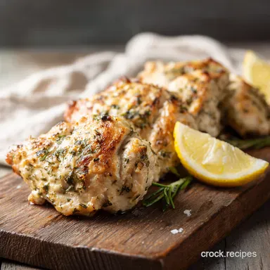 Easy Healthy Chicken Recipes Lemon Herb OnePan Wonder Recipe Card