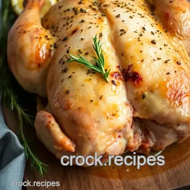 Lemon Herb Roasted Chicken and Veggies presentation