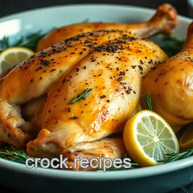 Easy & Healthy Recipes for Dinner: Lemon Herb Roasted Chicken