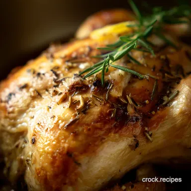 Lemon Herb Roasted Chicken Low Sodium Dinner Ideas Sorted Recipe Card