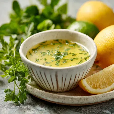 Healthy Homemade Salad Dressing with Lemon and Herbs Youll Love - Velvety Smooth Recipe Card