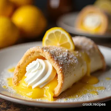 Lemon Meringue Pie Cannoli A Sweet Tangy Dream Recipe Card