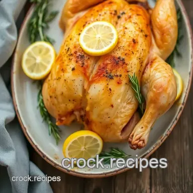 Delicious Herb-Infused Roast Chicken with Lemon & Rosemary: A Cozy Family Favorite! Recipe Card