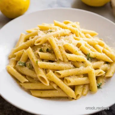 Pasta al Limone Sunshine on a Plate Easy Recipe Recipe Card