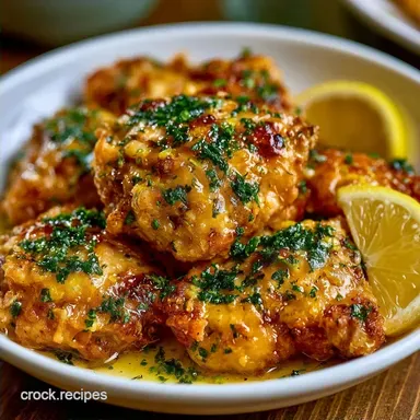 Light Slow Cooker Lemon Chicken: Tender