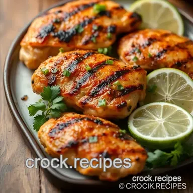 How to Make Grilled Chicken with Zesty Lime Marinade: A Delicious Delight! Recipe Card
