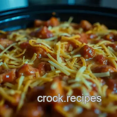 Easy Low Carb Crock Pot Recipes: Savory Chicken Enchilada Casserole