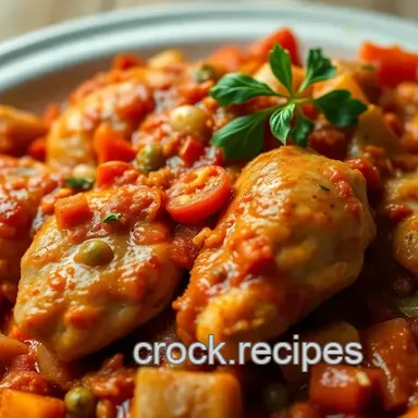 Easy Low-Carb Crock Pot Chicken Cacciatore: A Family Favorite