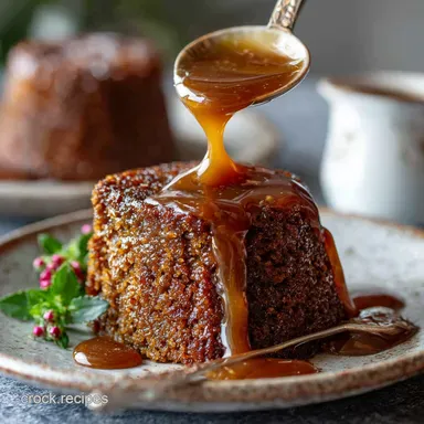 Sticky Toffee Pudding Low Carb: Best Keto Dessert with Rich Toffee Sauce Recipe Card