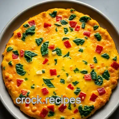 How to Make the Best Speckled Sussex Chicken Egg Frittata Recipe Card