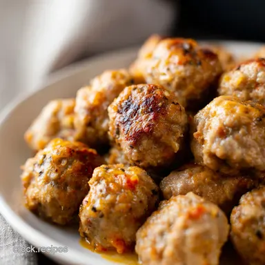 Mama Mia Italian Turkey Meatballs Light Luscious Recipe Card